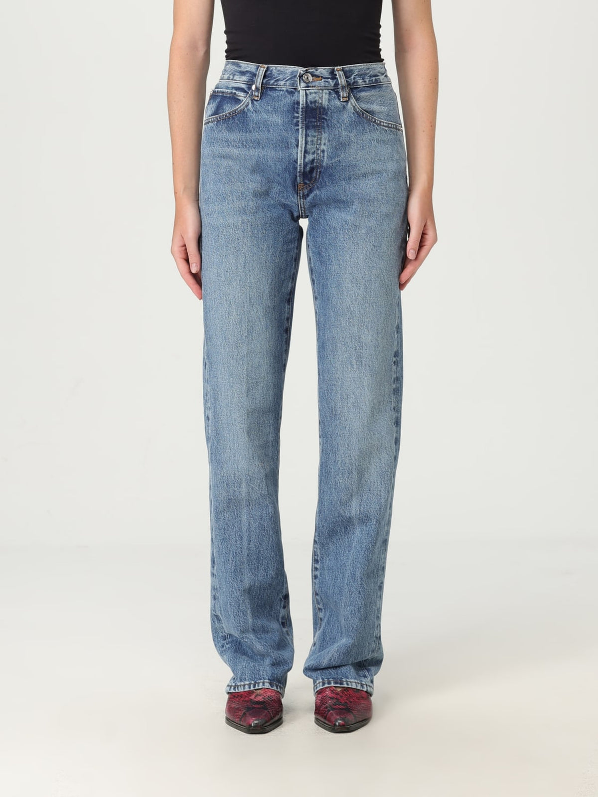 Vertical denim trousers - Knock Out