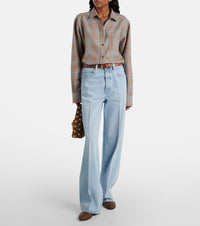 Pantalon Collegiate en denim - Johanna