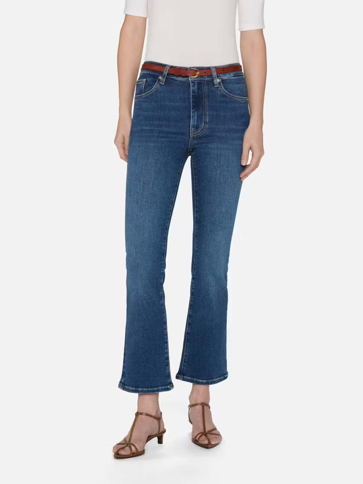 Pantalon Reboot Crop en denim - Femma