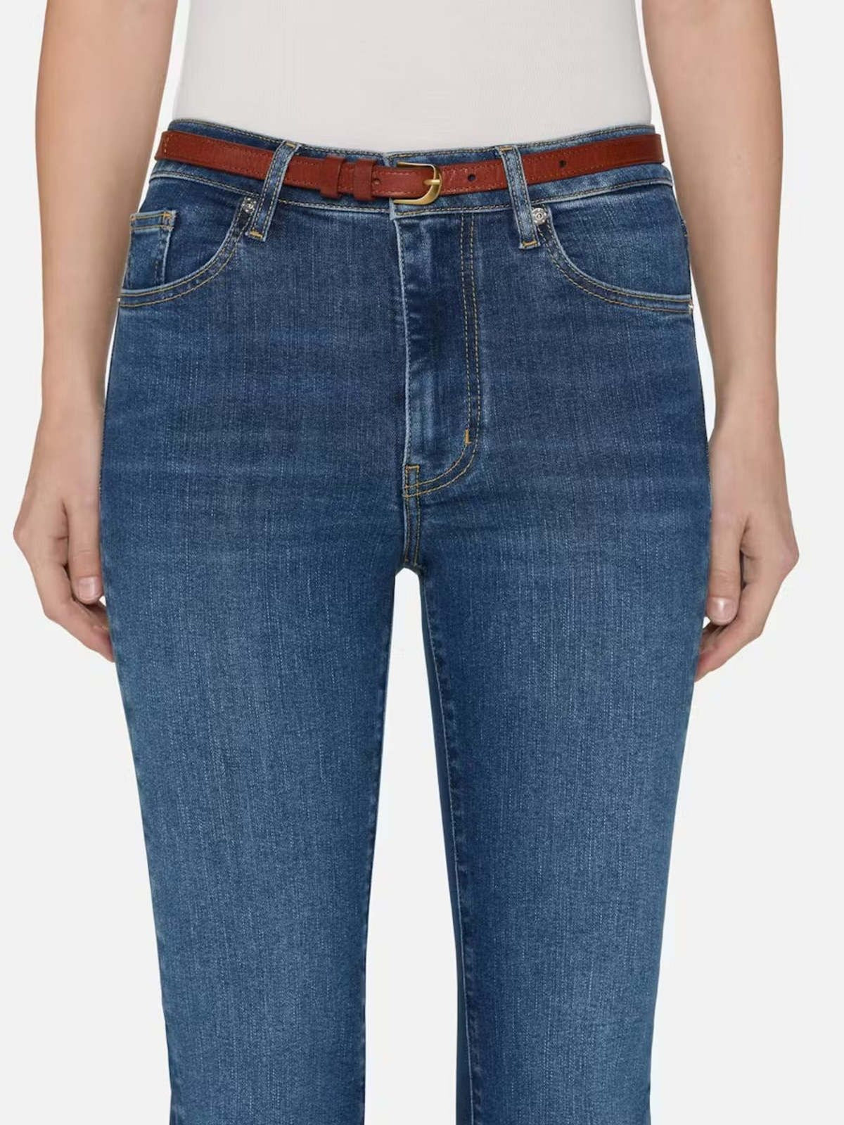 Pantalon Reboot Crop en denim - Femma