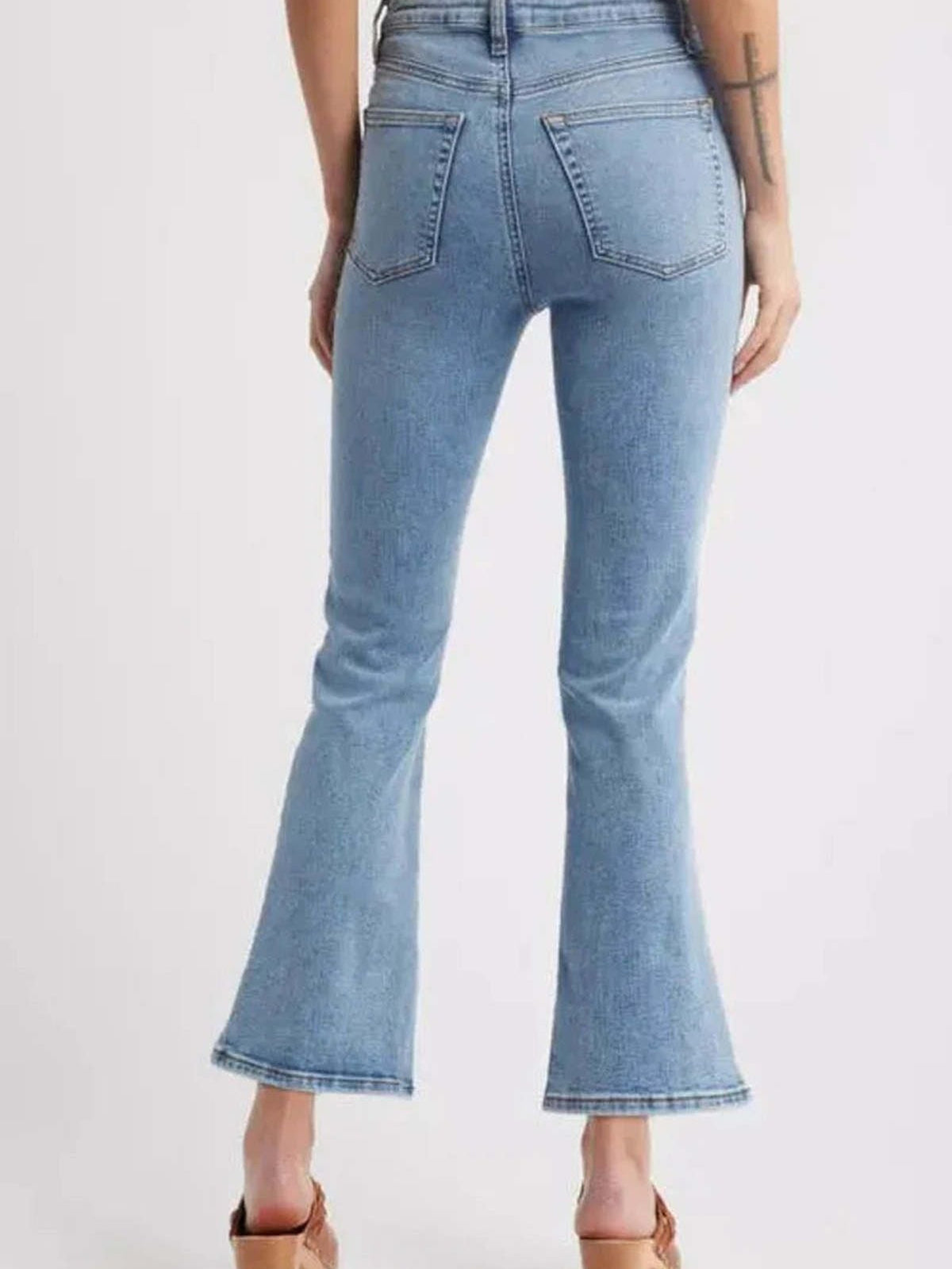 Pantalon Reboot Crop en denim - Lark