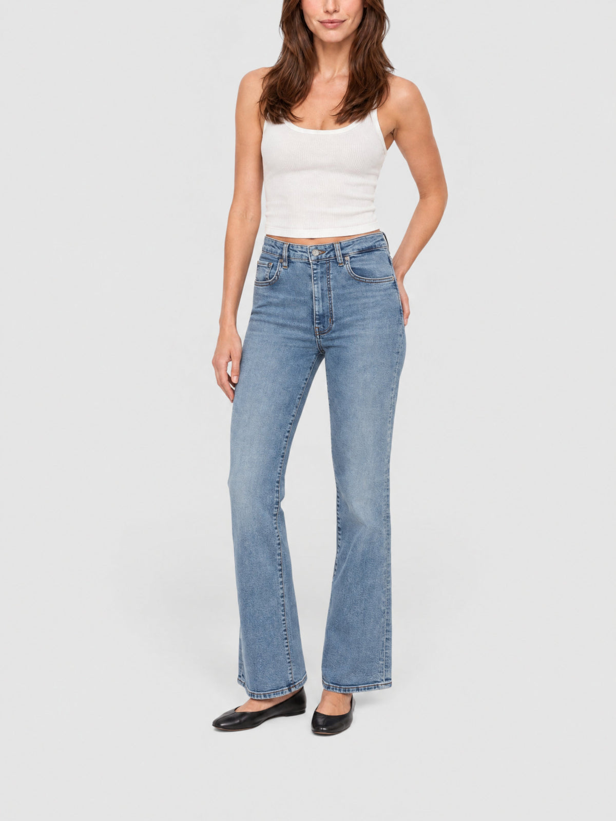 Pantalon Reboot Crop en denim - Lark
