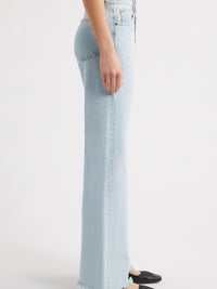 Lax denim trousers - Wisp Raw Fray