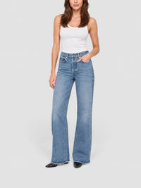 Lax denim trousers - Alderton Raw Fray