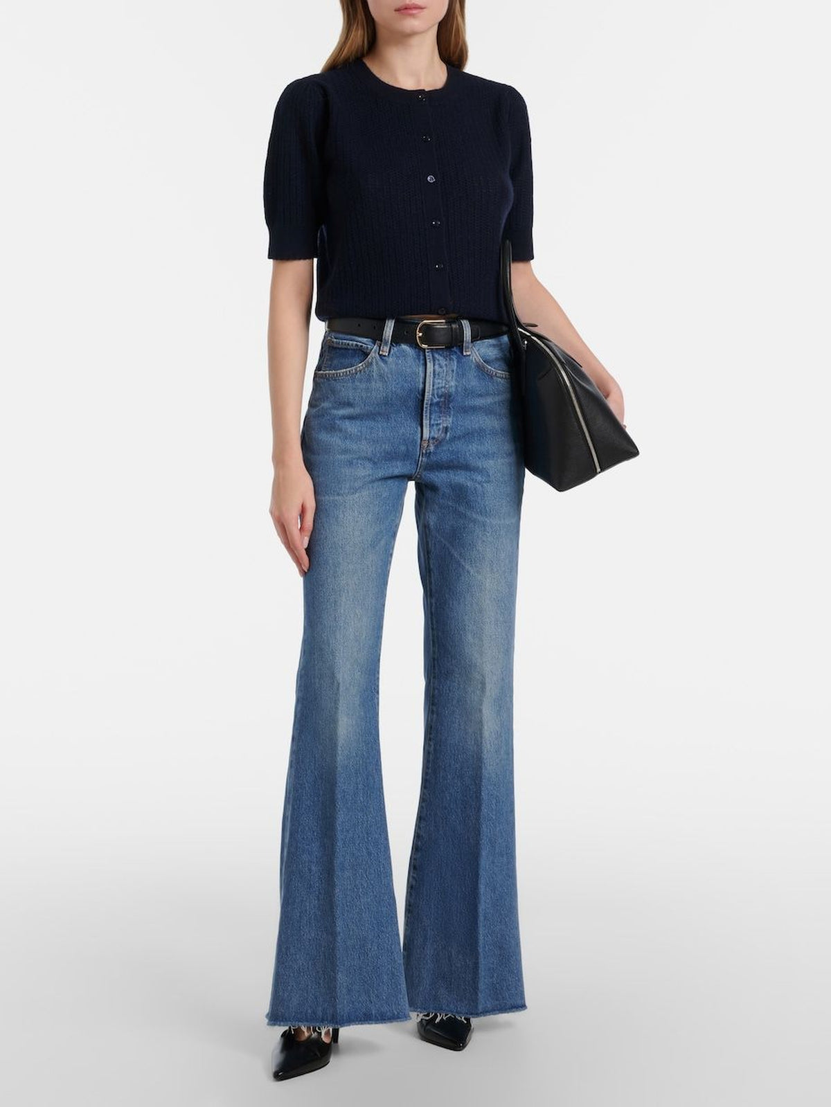 Lax denim trousers - Westbury Raw Fray