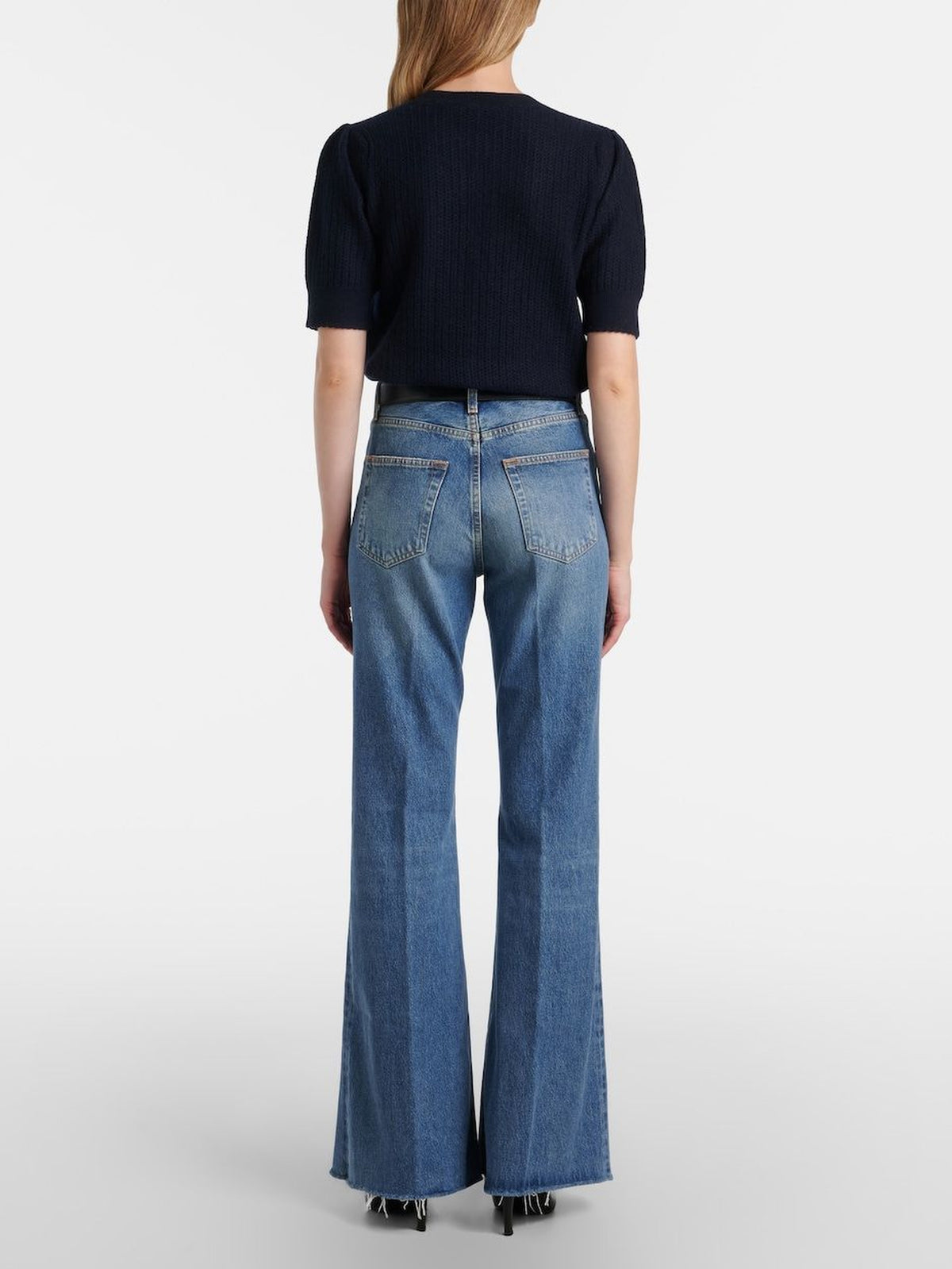 Lax denim trousers - Westbury Raw Fray