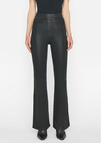 Pantalon Jetset Flare en denim - Noir Coated