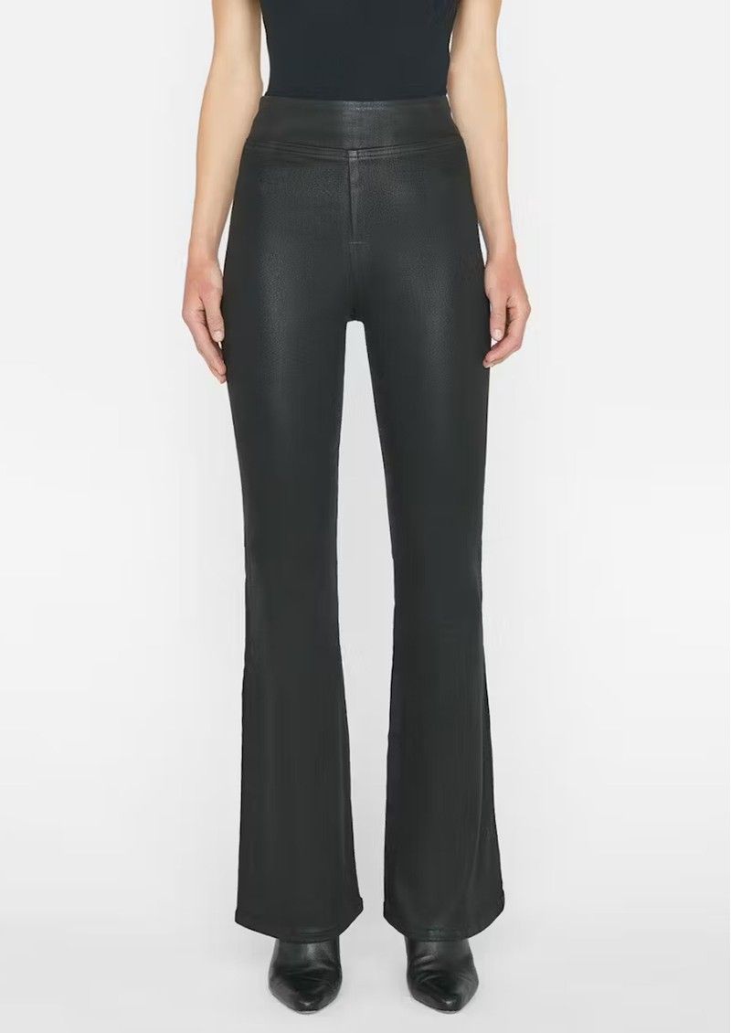Pantalon Jetset Flare en denim - Noir Coated