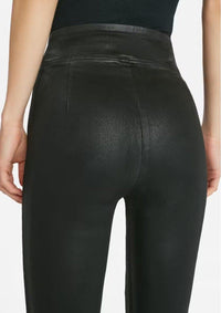 Pantalon Jetset Flare en denim - Noir Coated