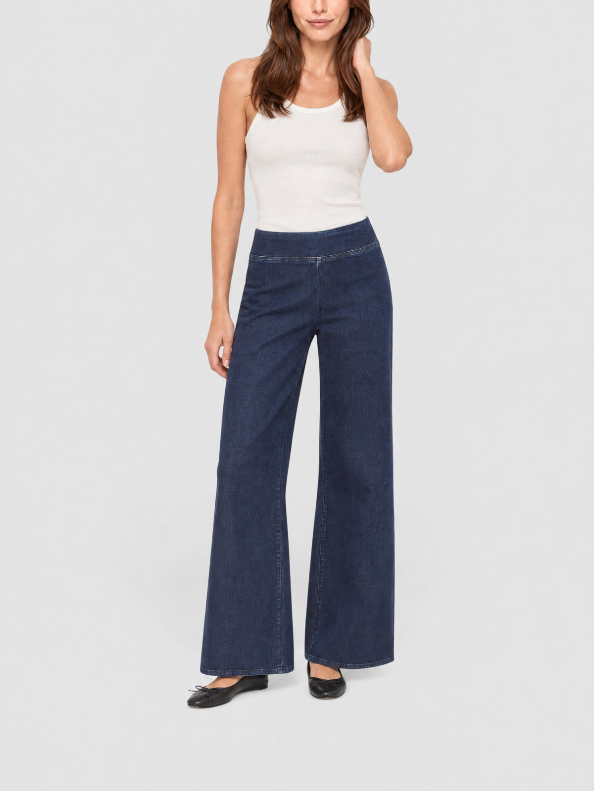 Jetset Slim Palazzo denim trousers - Keller
