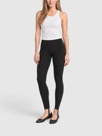 Pantalon Jetset Stirrup en denim - Sheen Noir