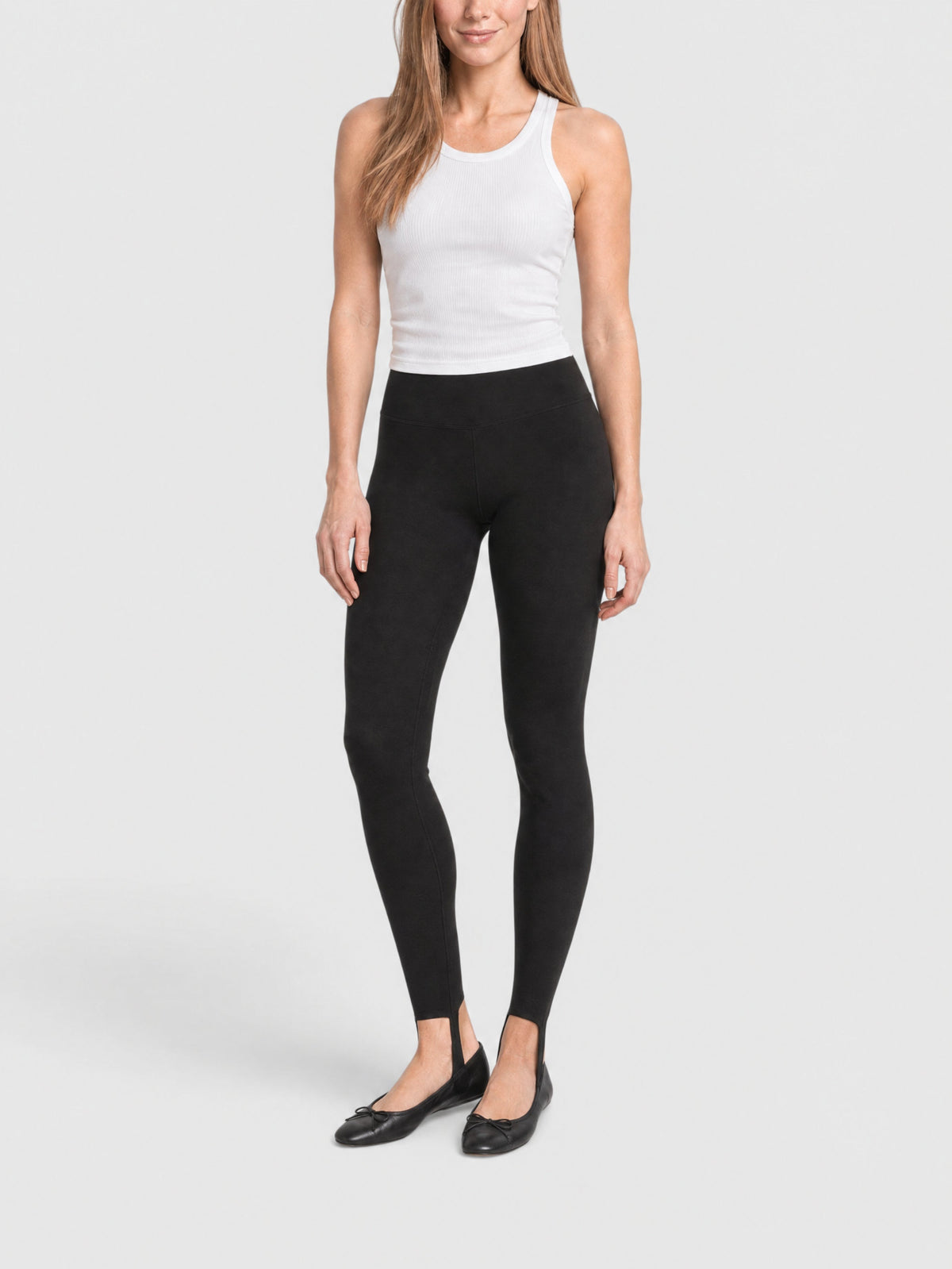 Pantalon Jetset Stirrup en denim - Sheen Noir