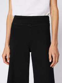 Jetset Wide Leg denim trousers - Sheen Black