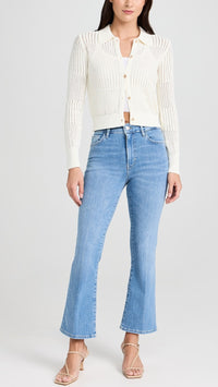 Pantalon Crop Mini Boot en denim - Clearwater