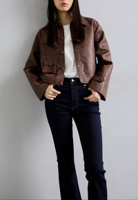 High-flare denim trousers - Stargirl