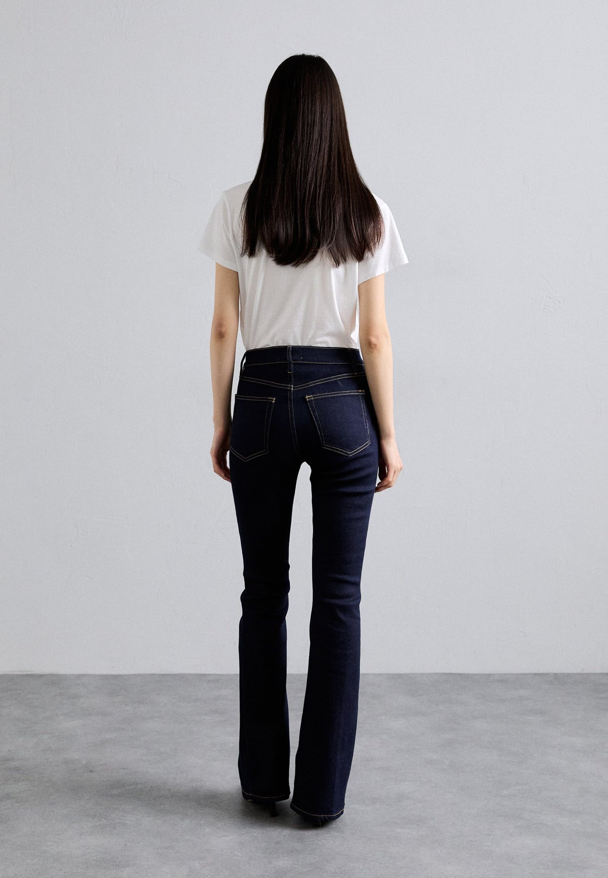 High-flare denim trousers - Stargirl