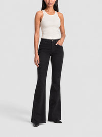 High-flare denim trousers - Film Noir