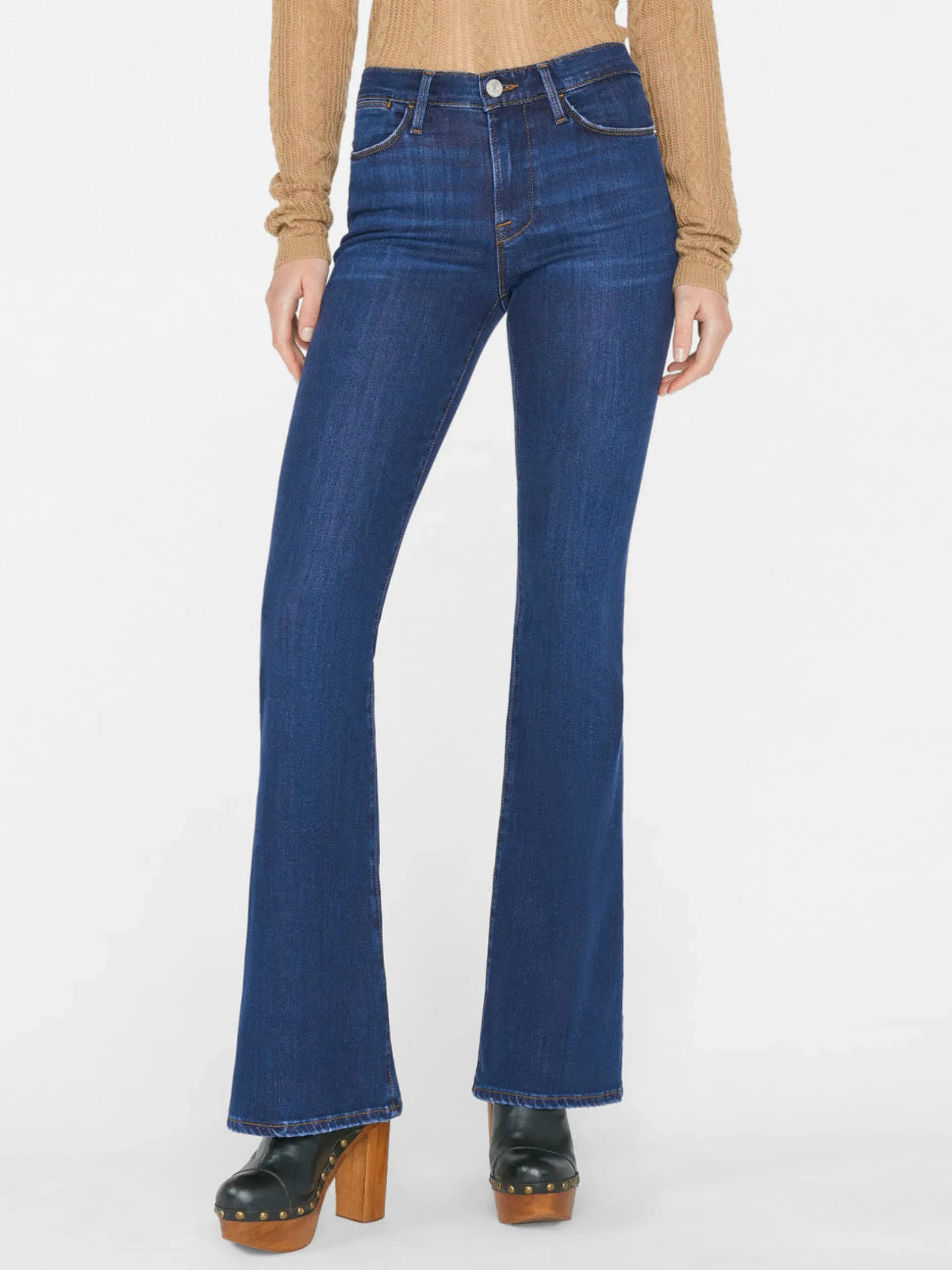 Pantalon High Flare en denim - Majesty