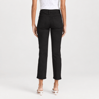 Pantalon High Straight en denim - Film Noir