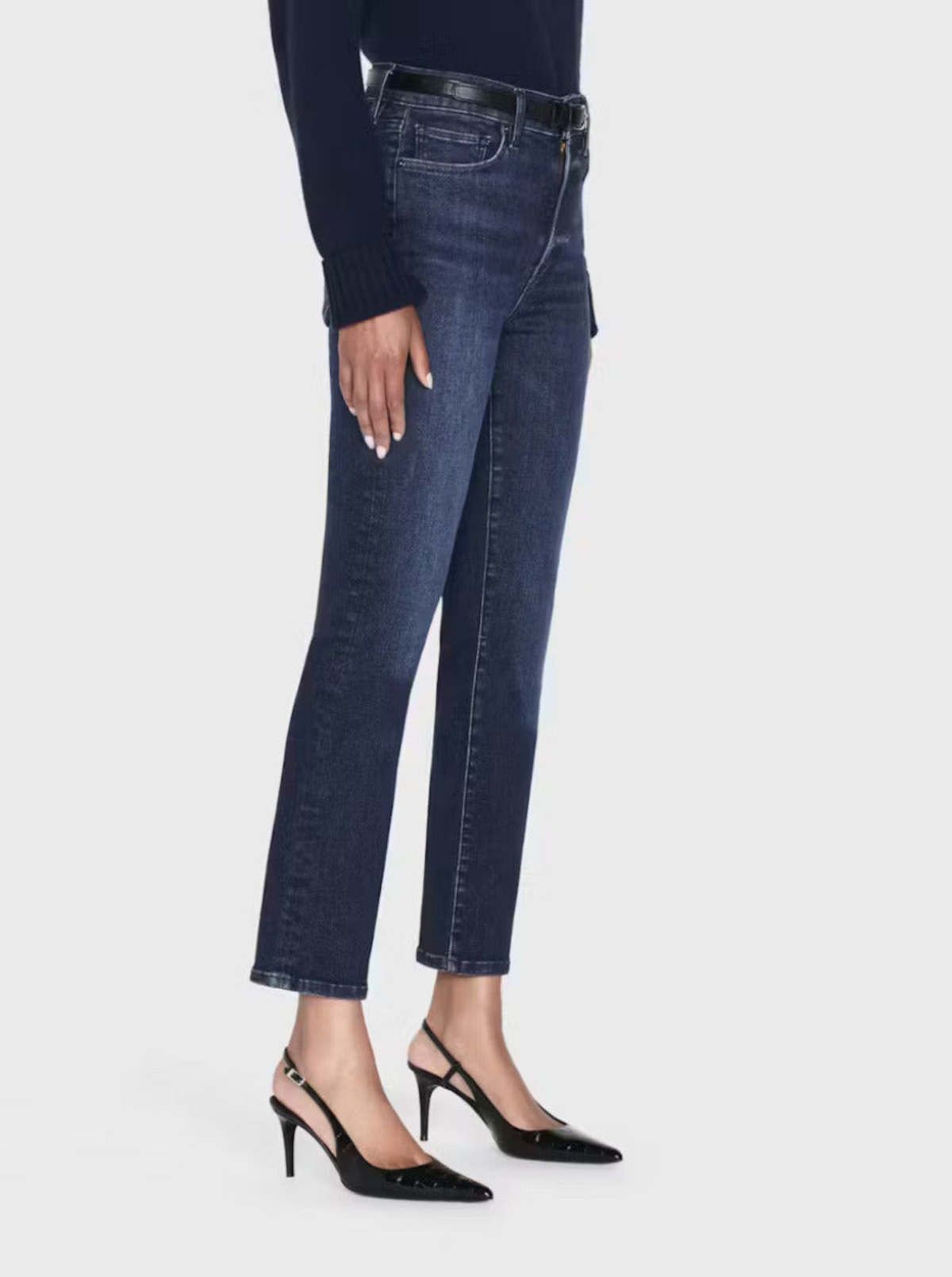 Pantalon High Straight en denim - Dante