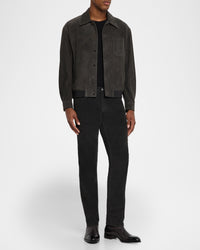 Pantalon L'Homme Slim Corduroy en denim - Dark Navy