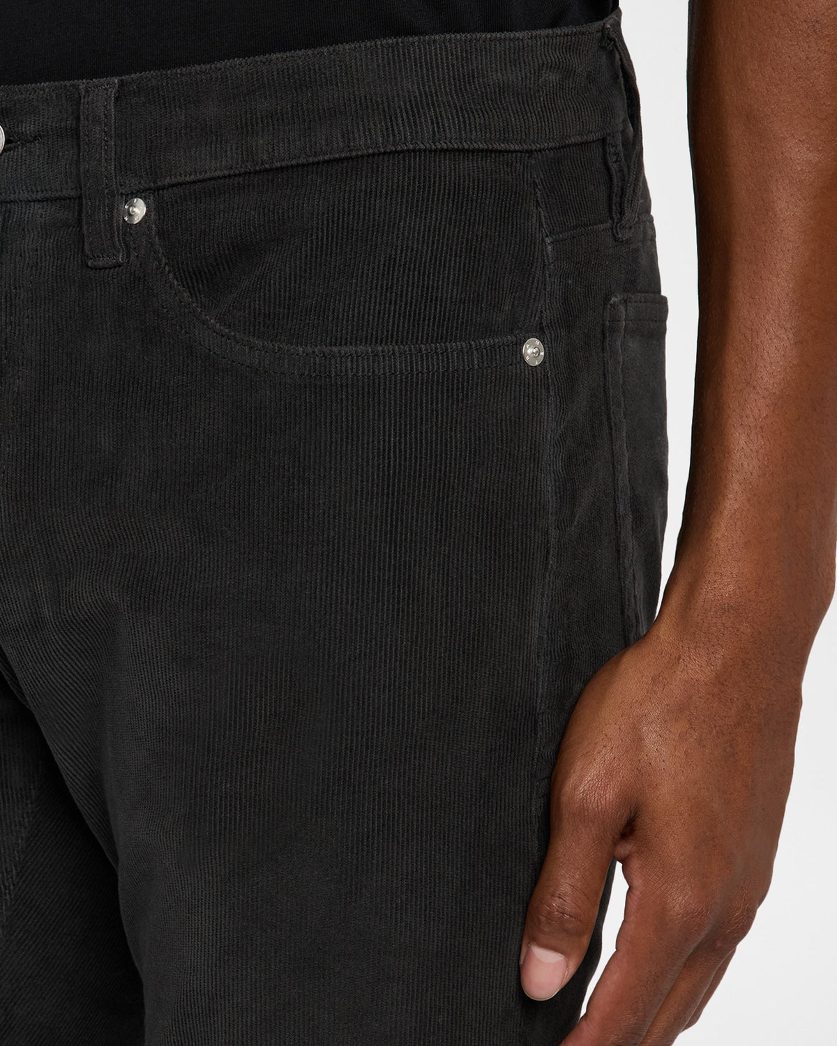 Pantalon L'Homme Slim Corduroy en denim - Dark Navy