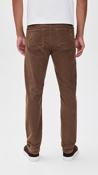 L'Homme Slim-Fit Corduroy Trousers in Denim - Dark Taupe