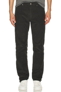 Men's Slim-Fit Denim Corduroy Trousers - Titanium