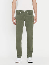 L'Homme Slim-fit denim trousers - Garage Dry Sage