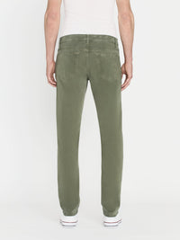 L'Homme Slim-fit denim trousers - Garage Dry Sage