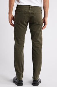 L'Homme Slim-fit Denim Trousers - Garage Moss Green