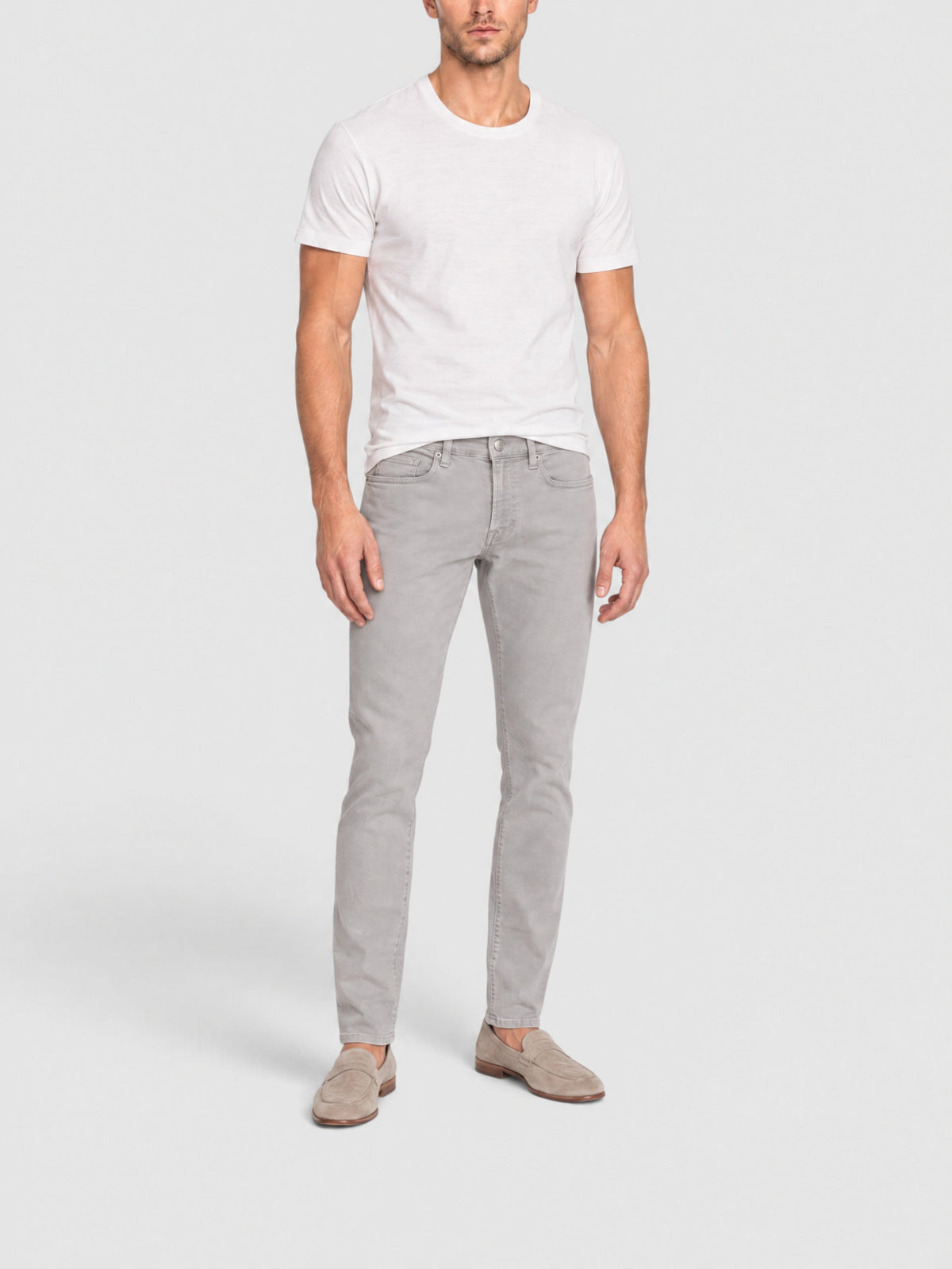 Pantalon L'Homme Slim en denim - Garage Blue Grey