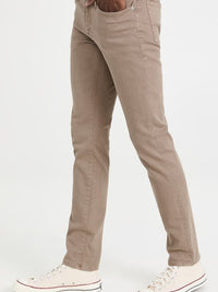 Pantalon L'Homme Slim en denim - Latte Brown