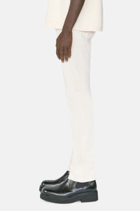 L'Homme Slim-fit denim trousers - Milk Beige