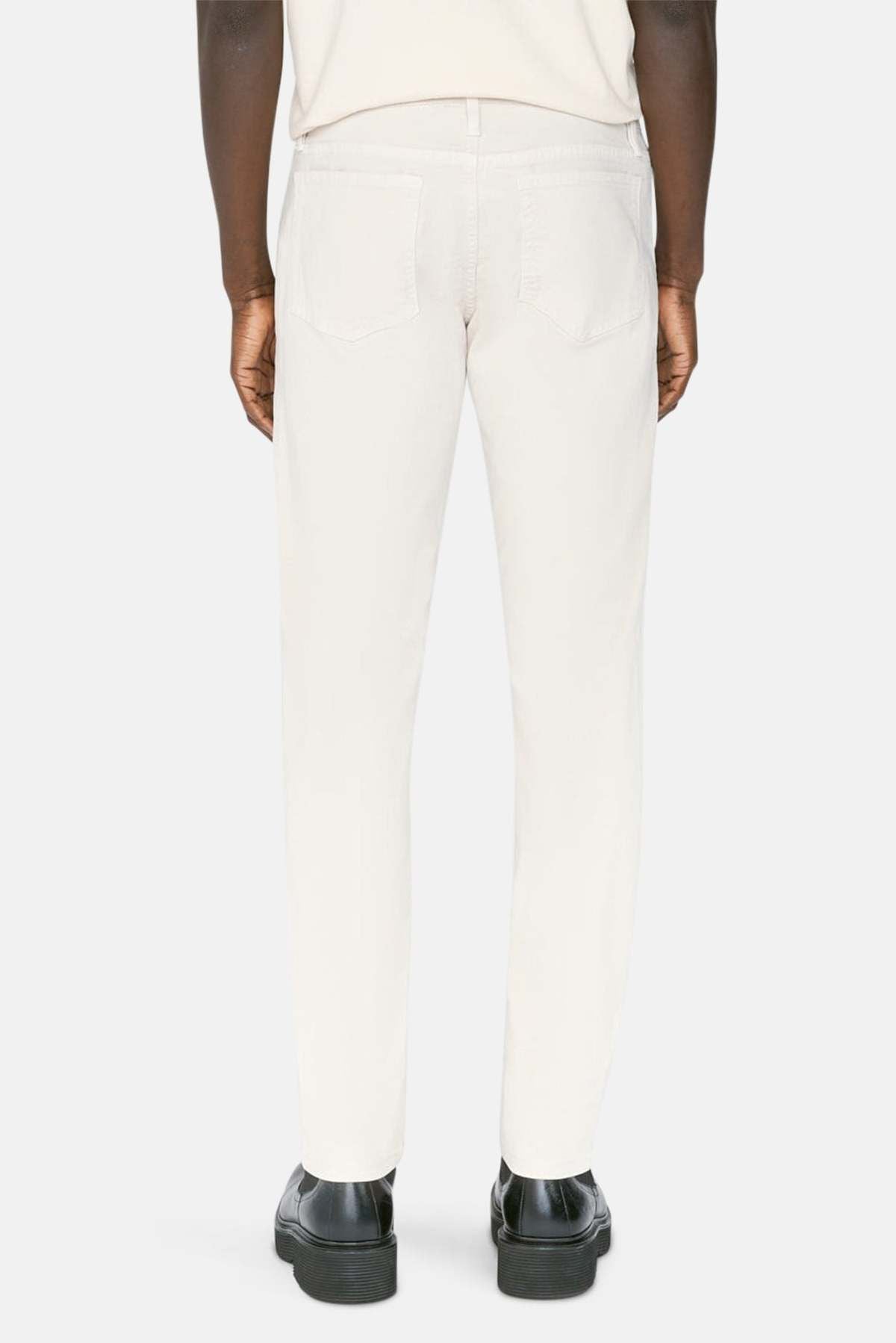 L'Homme Slim-fit denim trousers - Milk Beige