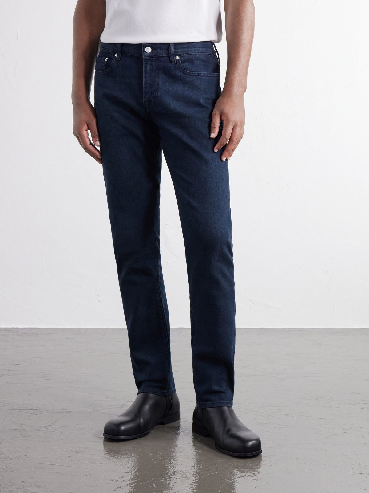 Pantalon L'Homme Slim en denim - Navy