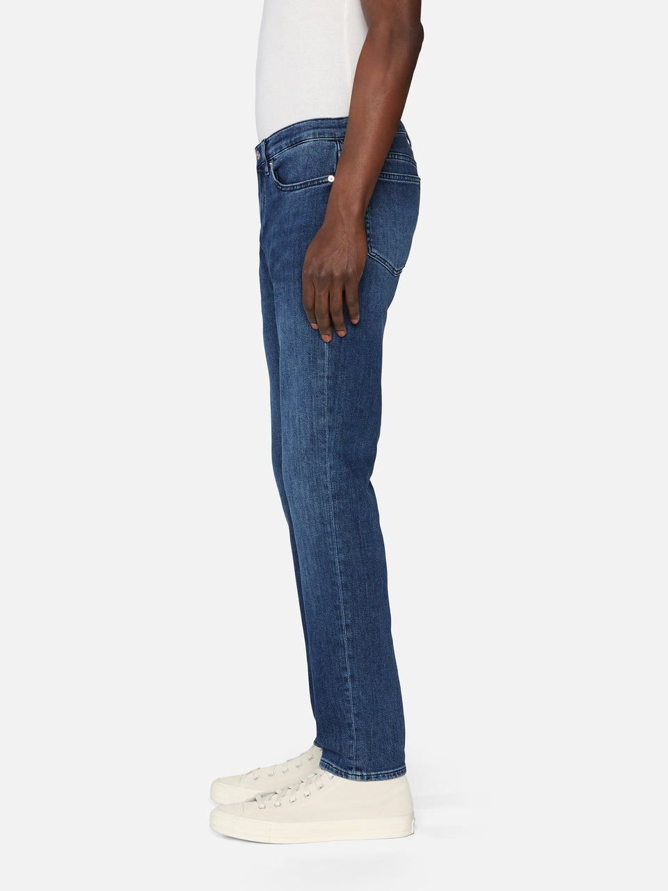 L'Homme Athletic denim trousers - Baja Cali