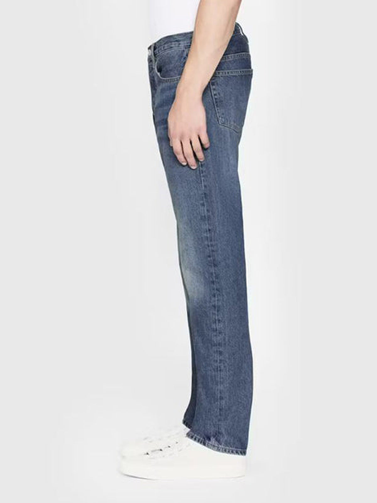 Straight-leg denim trousers - Dreamy Blue