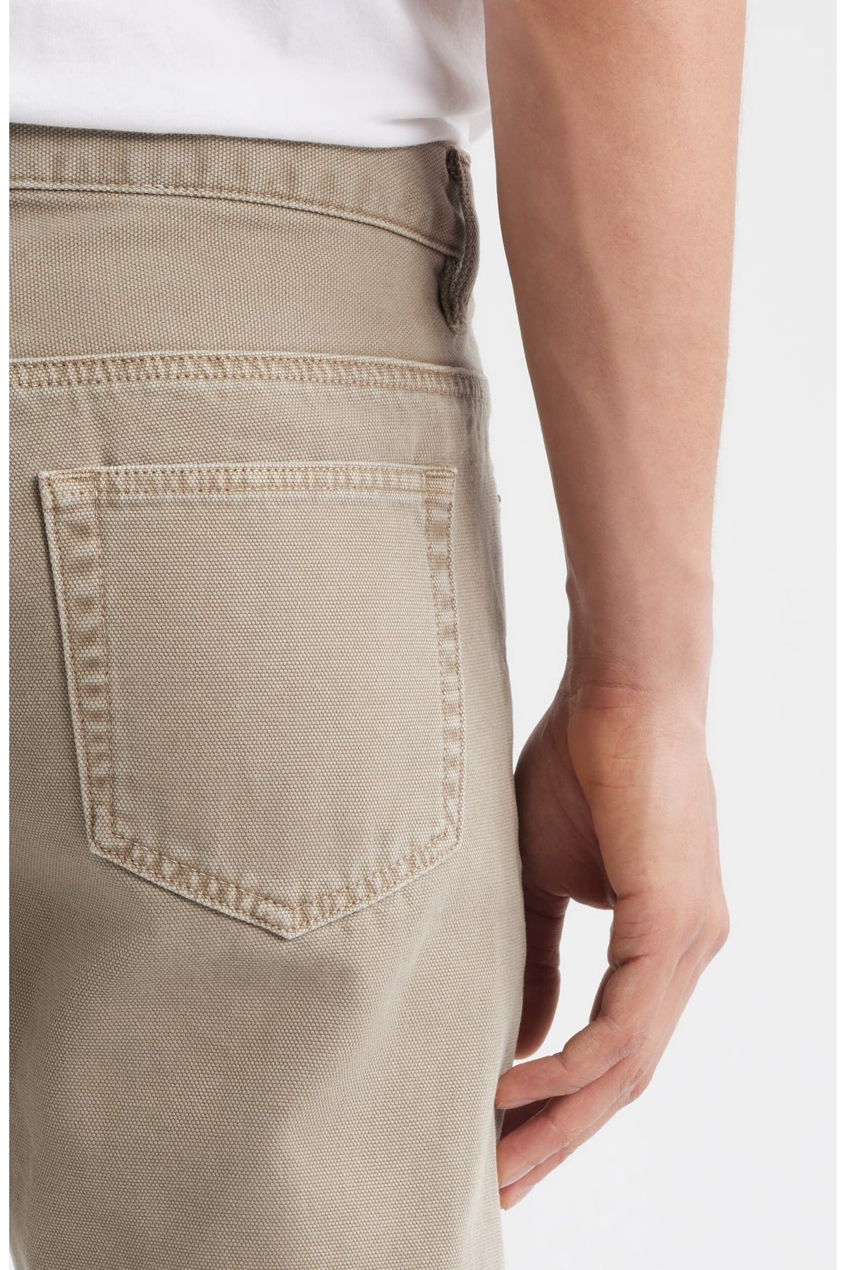 Pantalon droit en denim - Vintage Khaki