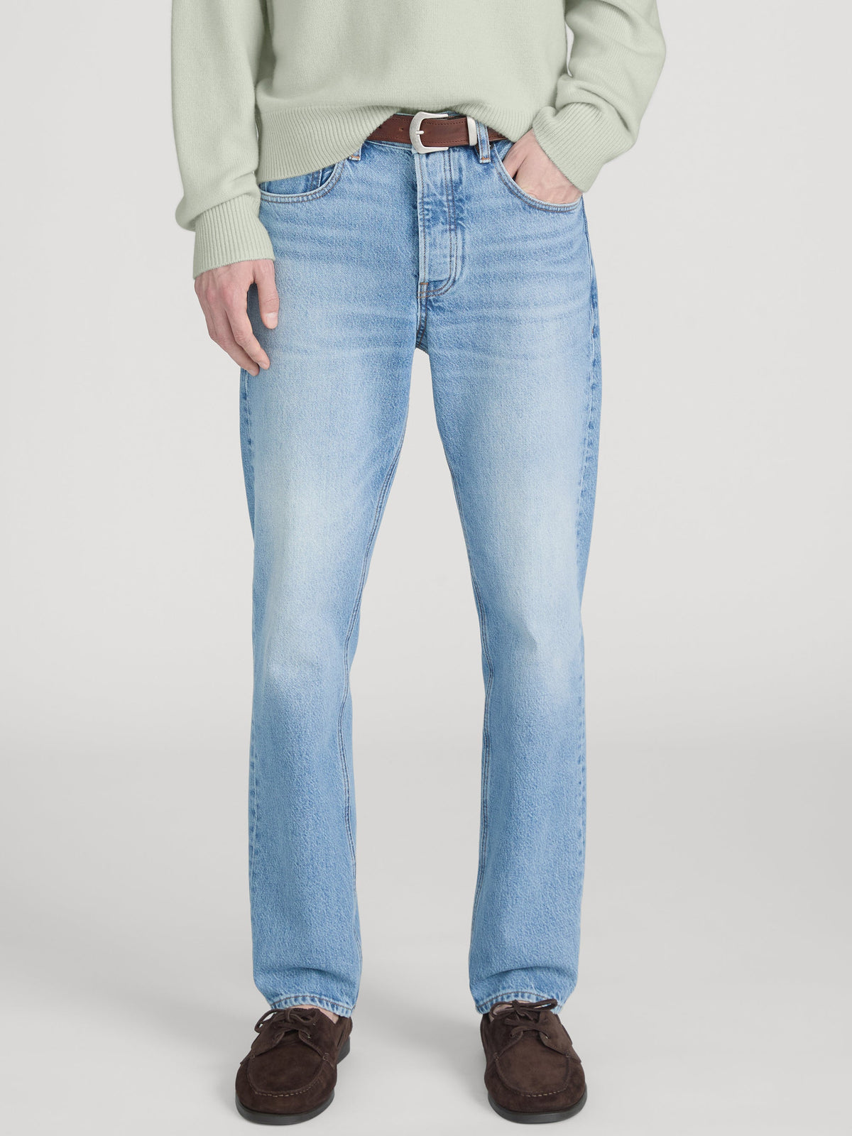 Straight-leg denim trousers - Gate