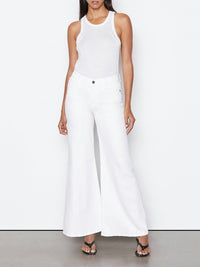 Palazzo trousers - White