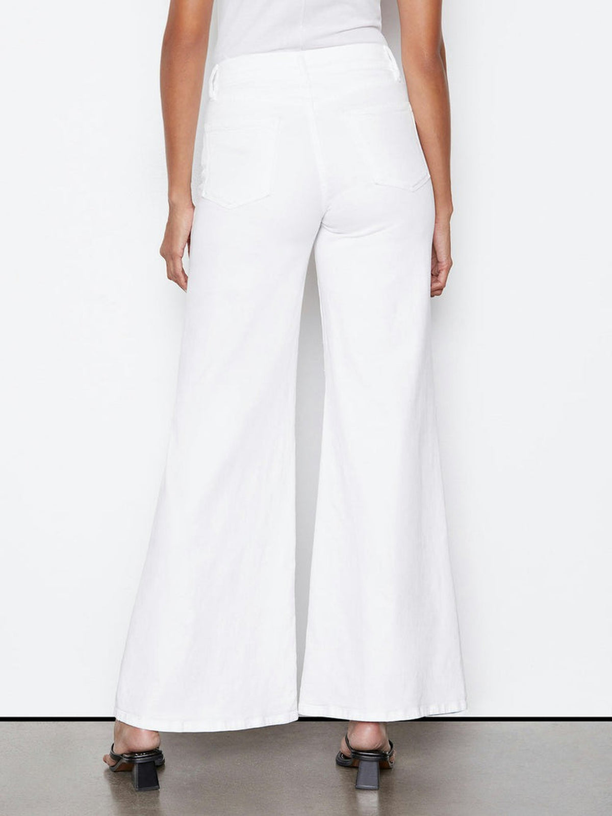 Palazzo trousers - White
