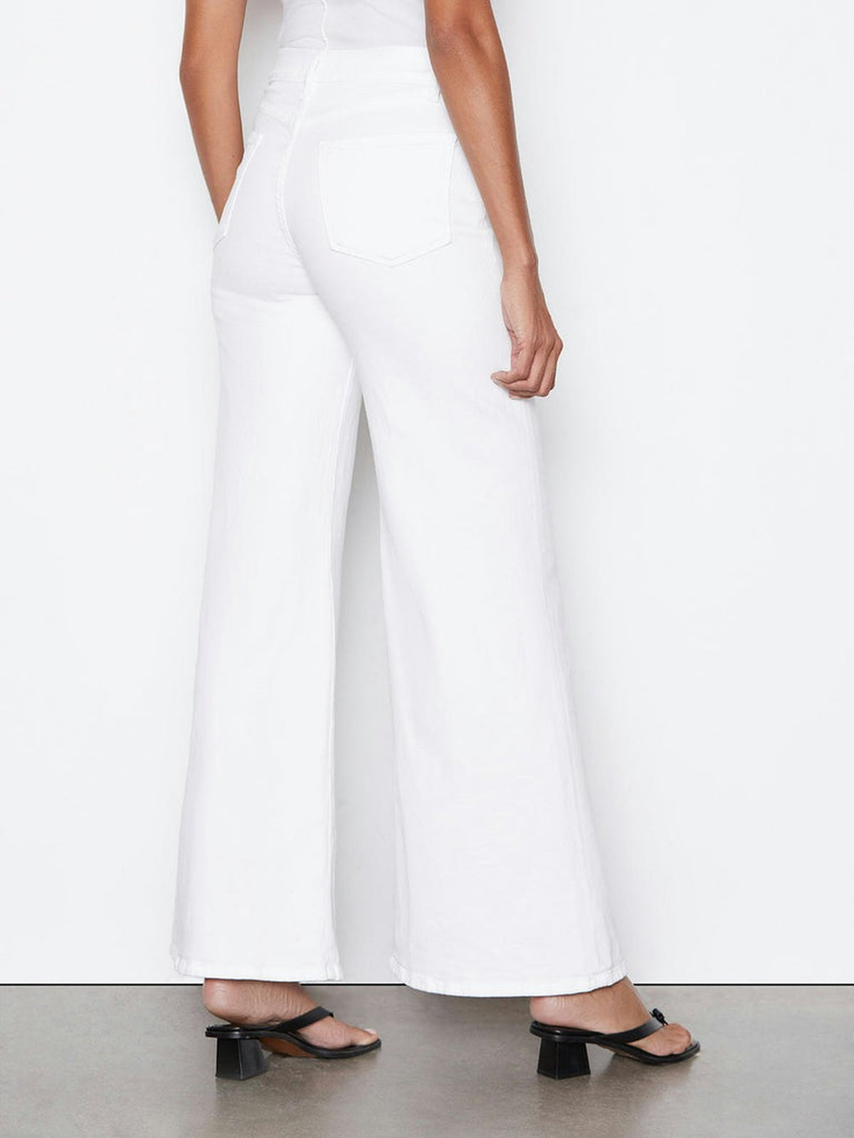 Palazzo trousers - White
