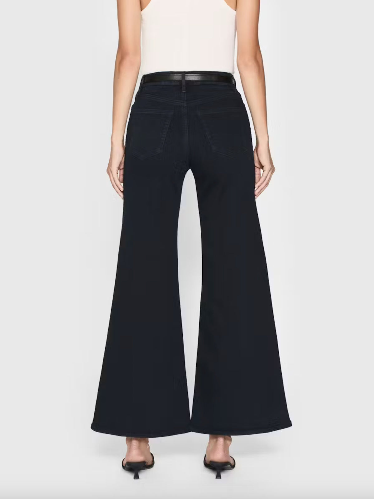 Crop Palazzo Trousers in denim - Slow Days