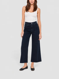 Crop Palazzo Trousers in denim - Slow Days