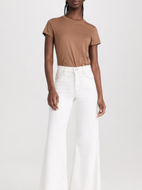 Pantalon Palazzo Crop en denim - Au Natural Clean Raw After