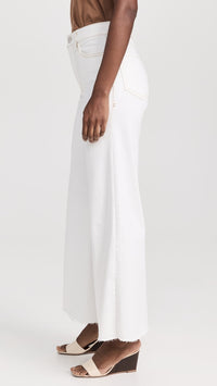Pantalon Palazzo Crop en denim - Au Natural Clean Raw After