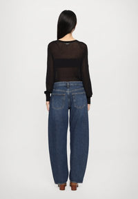 Low Slung Barrel denim trousers - Kirk