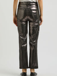 Straight-leg denim trousers - Gunmetal Chrome