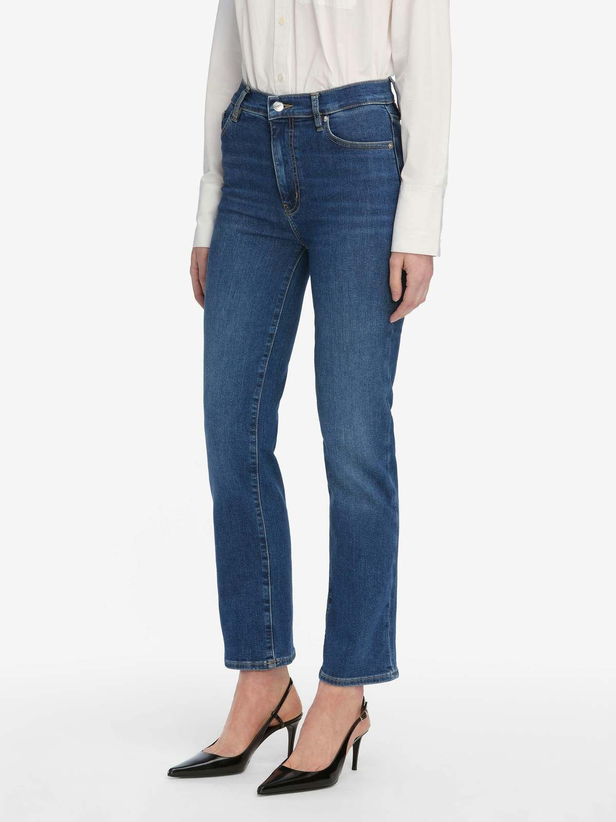 Straight-leg denim trousers - Femma